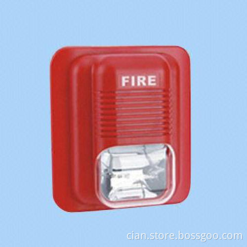 Outdoor alarm with ABS fire-retardant case